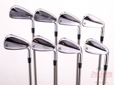 TaylorMade 2021 P790 Iron Set 4-PW GW Aerotech SteelFiber fc90cw Graphite Stiff Right Handed 40.0in