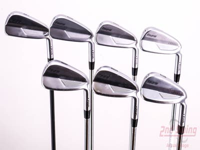 Ping i525 Iron Set 4-PW FST KBS MAX CT80 Steel Regular Right Handed Black Dot 39.0in
