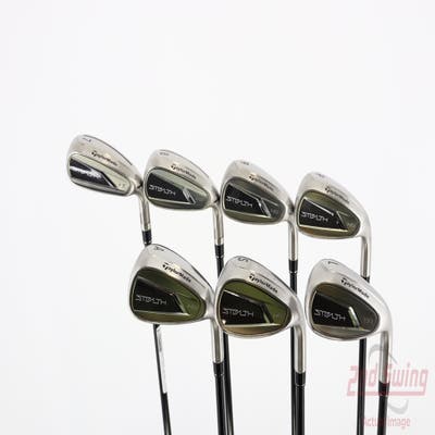 TaylorMade Stealth HD Iron Set 7-PW AW SW LW Fujikura Ventus Red 7 Graphite Stiff Right Handed 37.0in