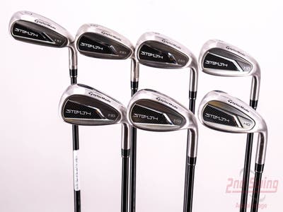 TaylorMade Stealth HD Iron Set 7-PW AW SW LW Fujikura Ventus Red 7 Graphite Stiff Right Handed 37.0in