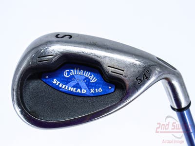 Callaway X-16 Wedge Sand SW 54° Stock Graphite Shaft Graphite Ladies Right Handed 34.0in