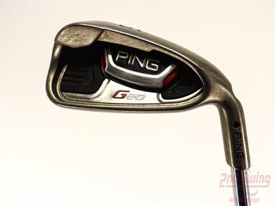 Ping G20 Single Iron 6 Iron Ping CFS Steel Regular Right Handed Black Dot 37.75in