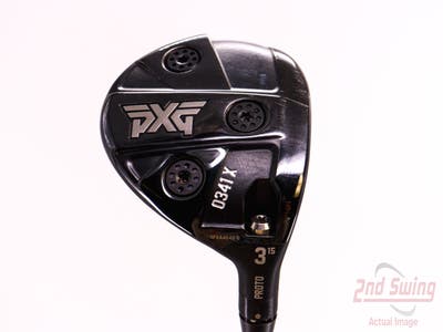 PXG 0341 X Proto Fairway Wood 3 Wood 3W 15° PX EvenFlow Riptide CB 60 Graphite Regular Right Handed 43.5in