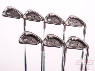 Ping ISI Iron Set 3-9 Iron Ping Z-Z65 with Cushin Insert Steel Stiff Right Handed Black Dot 38.0in