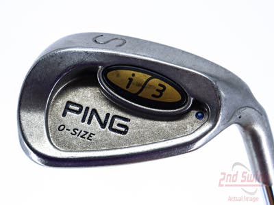 Ping i3 Oversize Wedge Sand SW Ping JZ Steel Regular Right Handed Blue Dot 35.5in