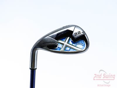 Callaway X-22 Single Iron Pitching Wedge PW Callaway x-22 Graphite Iron Graphite Ladies Left Handed 34.5in