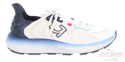 New Mens Golf Shoe G-Fore MG4X2 Cross Trainer 10.5 White/Blue MSRP $225 G4MS22EF41