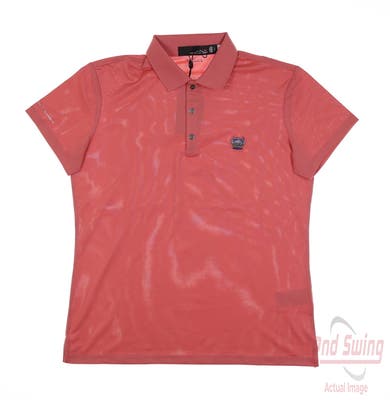 New W/ Logo Womens Ralph Lauren RLX Polo Small S Pink MSRP $90