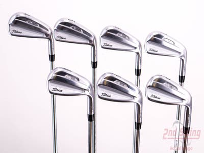 Titleist 2021 T100 Iron Set 4-PW Nippon N.S. Pro 880 AMC Chrome Steel Stiff Right Handed -1 Degrees Flat 38.0in