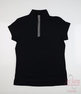New Womens Daily Sports Polo Small S Navy Blue MSRP $71