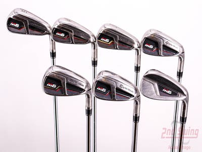 TaylorMade M6 Iron Set 5-PW AW FST KBS MAX 85 Steel Stiff Right Handed 38.5in