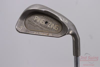 Ping Zing Single Iron 5 Iron Stock Steel Shaft Steel Stiff Right Handed Black Dot 38.5in
