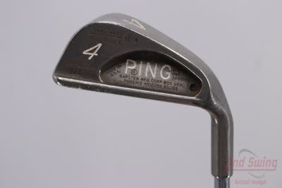 Ping Karsten III Single Iron 4 Iron Stock Steel Shaft Steel Stiff Right Handed Black Dot 38.0in