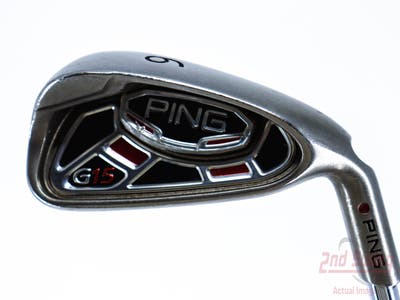 Ping G15 Single Iron 6 Iron Ping AWT Steel Stiff Right Handed Maroon Dot 39.0in
