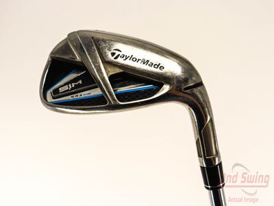 TaylorMade SIM MAX Single Iron Pitching Wedge PW FST KBS MAX 85 Steel Regular Right Handed 35.5in