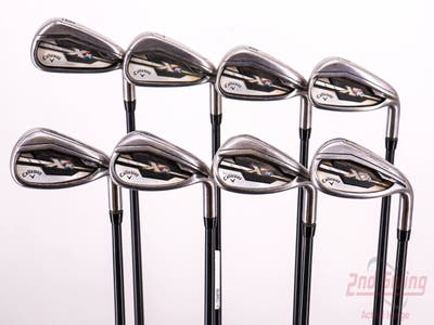 Callaway XR Iron Set 6-PW AW SW LW Project X SD Graphite Senior Right Handed 37.75in