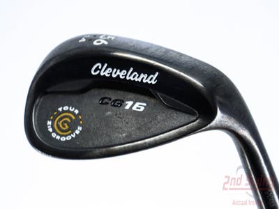 Cleveland CG16 Black Zip Groove Wedge Sand SW 56° 14 Deg Bounce Cleveland Traction Wedge Steel Wedge Flex Right Handed 36.0in