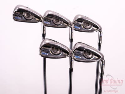 Ping 2016 G Iron Set 6-PW Ping TFC 80i Graphite Senior Right Handed Blue Dot 38.0in