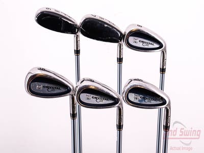 Lynx Crystal Iron Set 6-PW SW Stock Graphite Shaft Graphite Regular Right Handed 38.75in