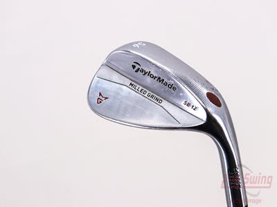 TaylorMade Milled Grind Satin Chrome Wedge Sand SW 56° 12 Deg Bounce True Temper Dynamic Gold Steel Wedge Flex Right Handed 35.0in