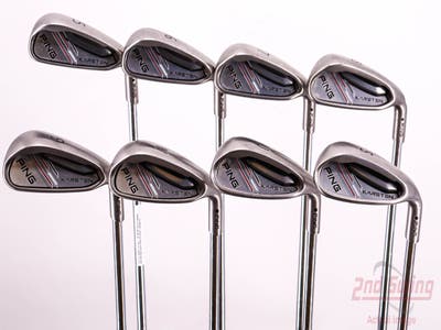 Ping 2014 Karsten Iron Set 5-PW AW SW Ping CFS Distance Steel Stiff Right Handed Black Dot 38.5in