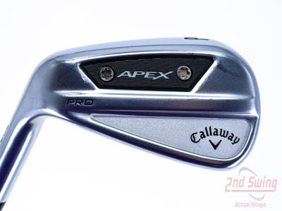 Mint Callaway Apex Pro 24 Single Iron Pitching Wedge PW Nippon NS Pro Modus 3 Tour 120 Steel Stiff Left Handed 35.5in