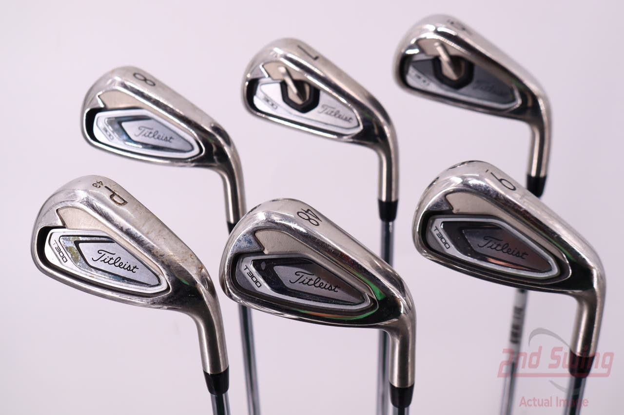 Titleist T300 Iron Set 6-PW AW True Temper AMT Red R300 Steel Regular Right Handed 37.5in