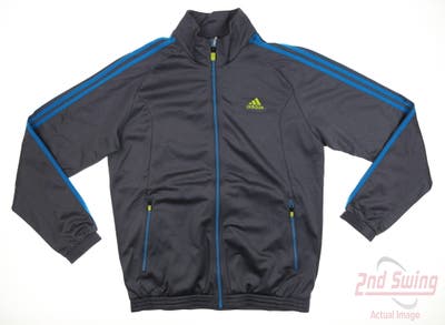New Mens Adidas Jacket Medium M Gray MSRP $65