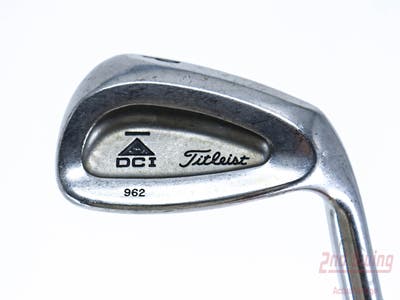 Titleist DCI 962 Single Iron Pitching Wedge PW Stock Steel Shaft Steel Wedge Flex Right Handed 35.75in