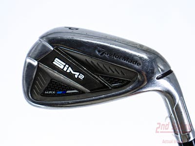 TaylorMade SIM2 MAX Single Iron Pitching Wedge PW FST KBS MAX 85 MT Steel Regular Right Handed 35.5in