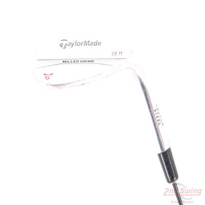 TaylorMade Milled Grind Satin Chrome Wedge Lob LW 58° 11 Deg Bounce SB True Temper Dynamic Gold Steel Wedge Flex Right Handed 35.0in