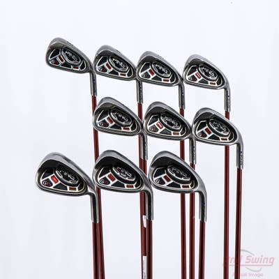 Ping G15 Iron Set 3-PW GW SW Ping TFC 149I Graphite Regular Right Handed Purple dot +1/2"