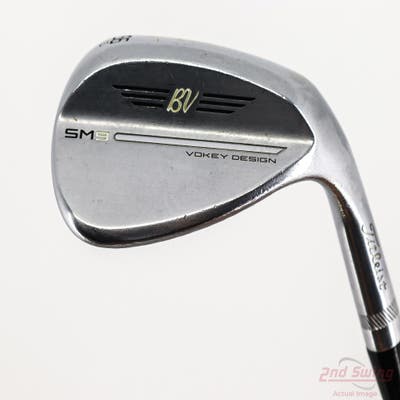 Titleist Vokey SM9 Tour Chrome Wedge Sand SW 56° 10 Deg Bounce S Grind Titleist Vokey BV Steel Wedge Flex Right Handed 35.5in