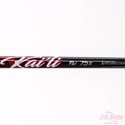 Used W/ TaylorMade RH Adapter Mitsubishi Rayon Kai'li Red 75g Fairway Shaft Stiff 42.5in