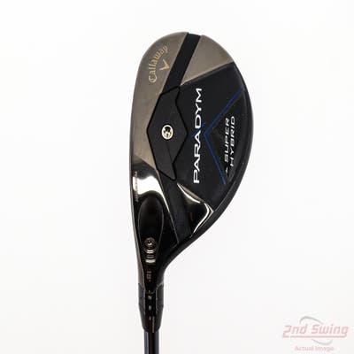 Mint Callaway Paradym Super Hybrid 3 Hybrid 18° UST Recoil Dart HB 75 IP Blue Graphite Stiff Left Handed 41.0in