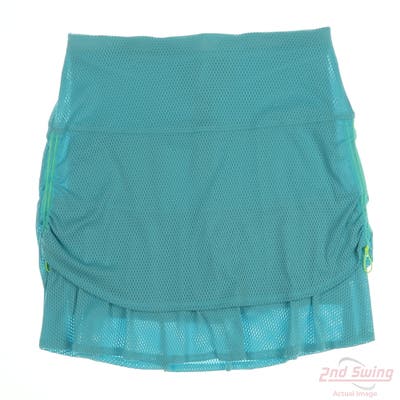New Womens Lucky In Love Skort X-Large XL Sky Blue MSRP $87
