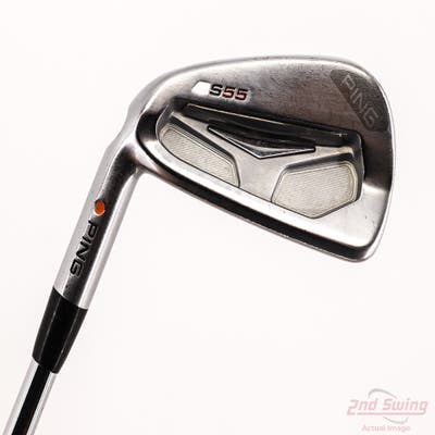 Ping S55 Single Iron 5 Iron True Temper Dynamic Gold S400 Steel Stiff Left Handed Orange Dot 38.0in