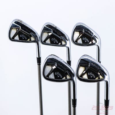 Callaway Apex 21 Iron Set 6-PW Aerotech SteelFiber fc80 Graphite Regular Right Handed +1/4"