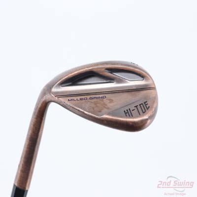 TaylorMade Milled Grind HI-TOE 3 Copper Wedge Lob LW 58° 7 Deg Bounce FST KBS Hi-Rev 2.0 115 Steel Wedge Flex Left Handed 34.75in