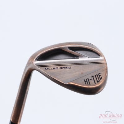 TaylorMade Milled Grind HI-TOE 3 Copper Wedge Lob LW 58° 10 Deg Bounce FST KBS Hi-Rev 2.0 115 Steel Wedge Flex Left Handed 34.75in