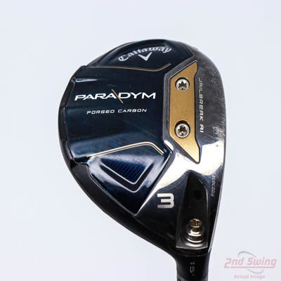 Callaway Paradym Fairway Wood 3 Wood 3W 15° Fujikura Ventus TR Blue Velocore 6 Graphite Stiff Right Handed 42.5in