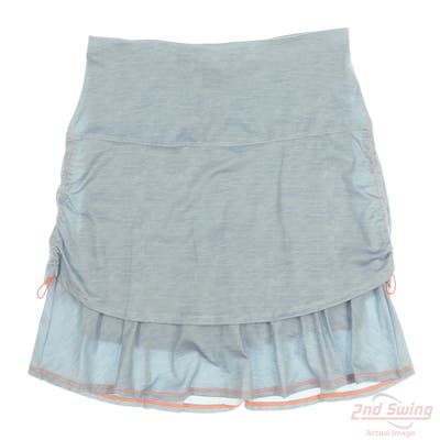 New Womens Lucky In Love Skort Large L Blue MSRP $94