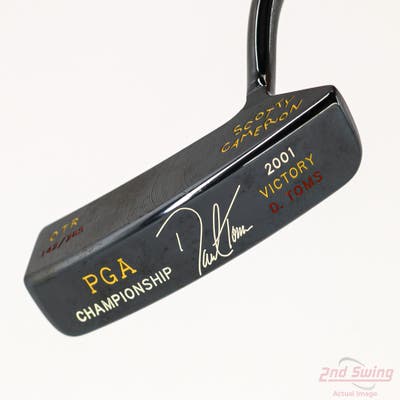 Mint Titleist Scotty Cameron 2001 PGA Champion David Toms Putter Steel Right Handed 35.0in w/ Headcover