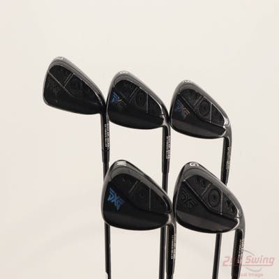 PXG 0311 XP GEN6 Double Black Iron Set 7-PW GW Mitsubishi MMT 80 Graphite Stiff Right Handed -1/4"
