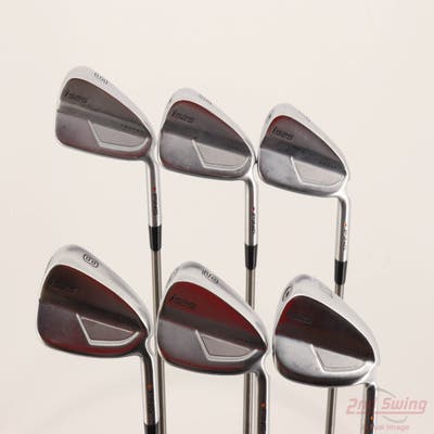 Ping i525 Iron Set 5-PW Aerotech SteelFiber i95 Graphite Stiff Right Handed Orange Dot +1/4"