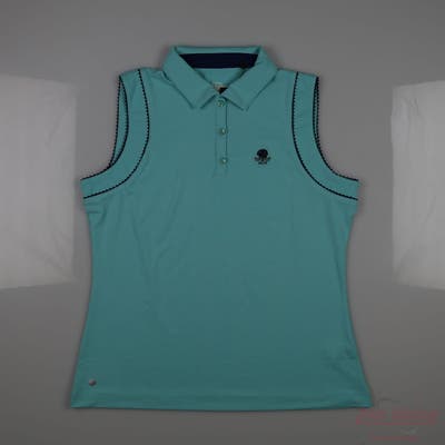 New W/ Logo Womens EP NY Sleeveless Small S Green MSRP $50