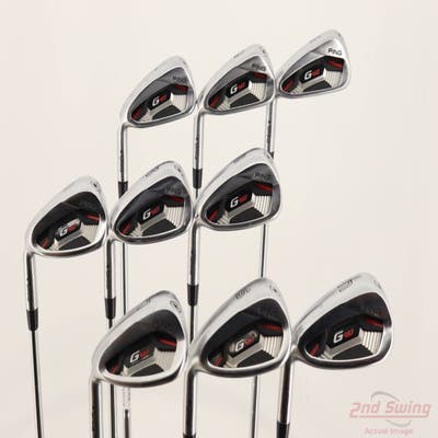 Ping G410 Iron Set 5-PW GW SW LW FST KBS Tour-V 110 Steel Stiff Left Handed Black Dot +1/4"