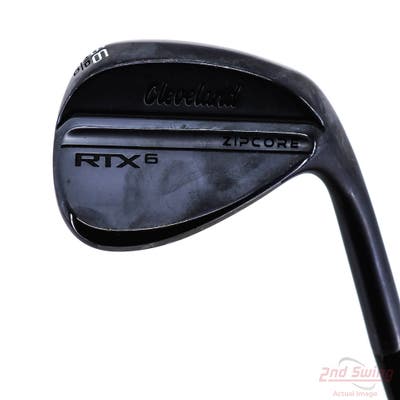 Cleveland RTX 6 ZipCore Black Satin Wedge Sand SW 56° 10 Deg Bounce Mid Dynamic Gold Spinner TI Steel Wedge Flex Right Handed 35.5in