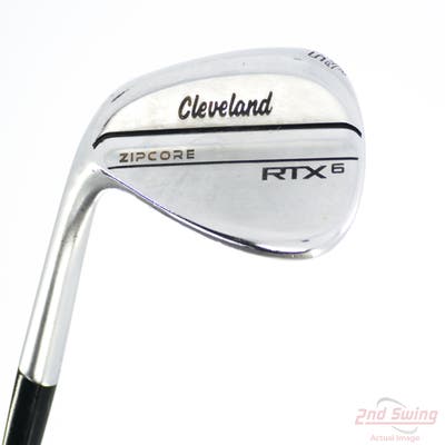 Cleveland RTX 6 ZipCore Tour Satin Wedge Sand SW 54° 12 Deg Bounce Full Aerotech SteelFiber i110cw Graphite Stiff Left Handed 35.75in