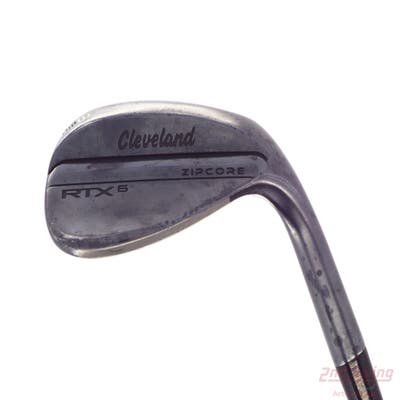 Cleveland RTX 6 ZipCore Black Satin Wedge Lob LW 58° 10 Deg Bounce Mid FST KBS Tour 120 Steel Stiff Right Handed 35.25in